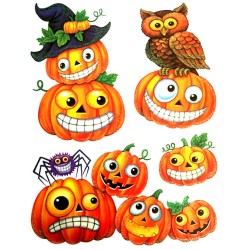 HALLOWEEN DEKORACJE ZESTAW UPIORNY DOM