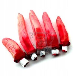 PALCE 5 SZTUK ODCIĘTE GUMOWE HALLOWEEN OZDOBA