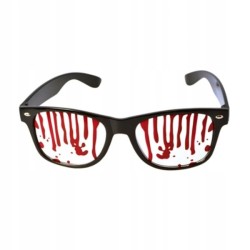 OKULARY MORDERCY KREW ZAKRWAWIONE HALLOWEEN