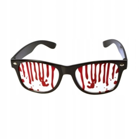 OKULARY MORDERCY KREW ZAKRWAWIONE HALLOWEEN