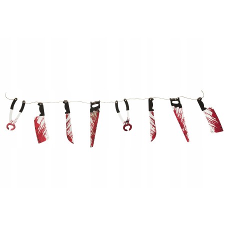 GIRLANDA KRWAWA 155CM OZDOBA HALLOWEEN