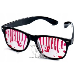 OKULARY MORDERCY KREW ZAKRWAWIONE HALLOWEEN