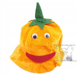 CZAPKA HALLOWEEN KAPELUSZ DYNIA DYNI OCZY PLUSZ