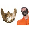 MASKA HANNIBAL LECTER MILCZENIE HALLOWEEN miedzian