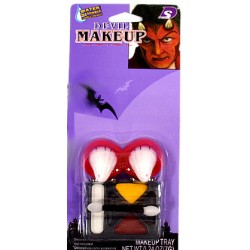 ZESTAW DIABŁA ROGI SAMOPRZ. + MAKIJAŻ HALLOWEEN