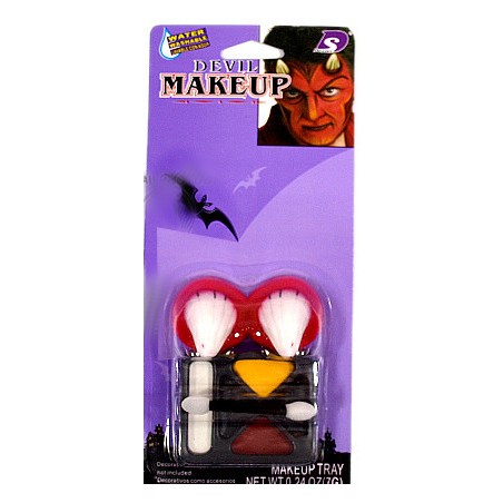 ZESTAW DIABŁA ROGI SAMOPRZ. + MAKIJAŻ HALLOWEEN