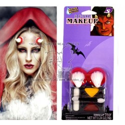 ZESTAW DIABŁA ROGI SAMOPRZ. + MAKIJAŻ HALLOWEEN