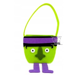 KOSZYK FILCOWY FILC SŁODYCZE CZAROWNICA HALLOWEEN