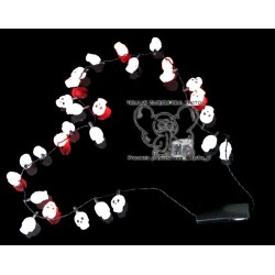 LAMPKI ŁAŃCUCH NASZYJNIK HALLOWEEN CZASZKI LED 85