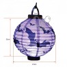 LATARNIA PAPIER LAMPION NIETOPERZE HALLOWEEN LED