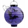 LATARNIA PAPIER LAMPION NIETOPERZE HALLOWEEN LED