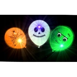 BALON BALONY LED ŚWIECĄCE HALLOWEEN CENA ZA 3 SZT