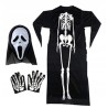 KOSTIUM SZKIELET KOŚCIOTRUP KRZYK HALLOWEEN +RCZI