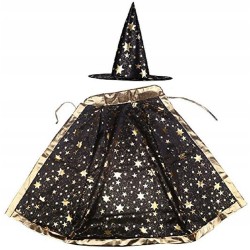 KOSTIUM CZAROWNICY CZARODZIEJKA GWIAZDKI HALLOWEEN