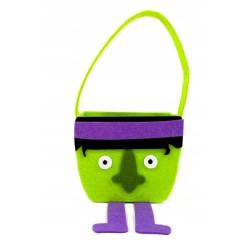 KOSZYK FILCOWY FILC SŁODYCZE CZAROWNICA HALLOWEEN