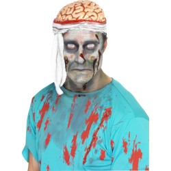 MÓZG SZTUCZNY CZAPKA ZOMBIE FLAKI HALLOWEEN