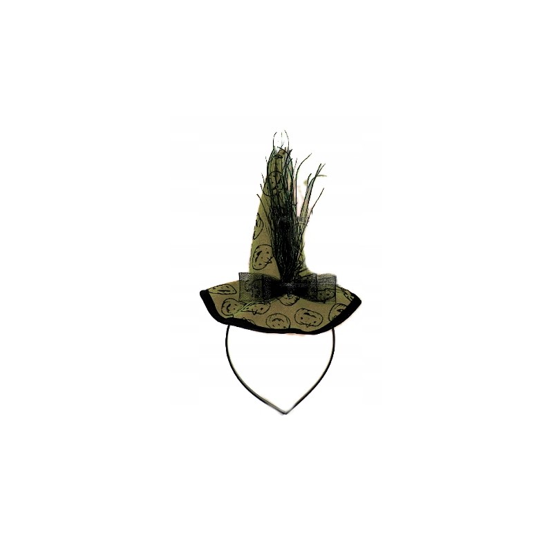 kapelusz CZAROWNICY opaska HALLOWEEN KHAKI DYNIE