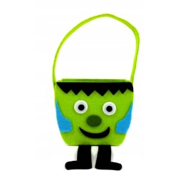 KOSZYK FILCOWY FILC SŁODYCZ FRANKENSTEIN HALLOWEEN