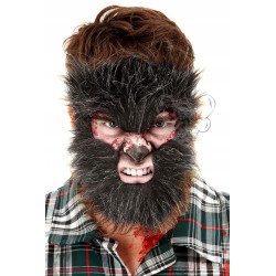 MASKA PERUKA WILKOŁAK MAŁPA JASKINIOWIEC HALLOWEEN