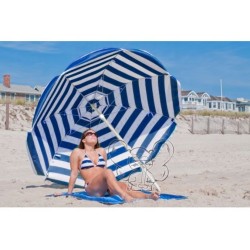 PARASOL PLAŻOWY 170CM + PARAWAN 12M MŁOTEK UCHWYT