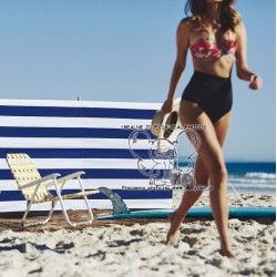 MEGA PARASOL PLAŻOWY 160CM + PARAWAN 12M + MŁOTEK