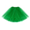 SPÓDNICZKA TIUL tiulowa DŁUGA 50 CM ciemna zieleń