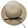 KAPELUSZ damski letni plaża kokarda toczek