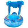 koło dmuchane dla dzieci z daszkiem przeciwsłonecznym