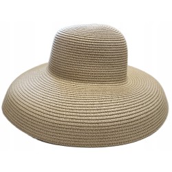 KAPELUSZ damski letni plaża toczek duży profilowany gęsty splot