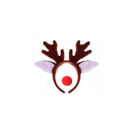 ROGI RENIFERA Z USZAMI + NOS RUDOLF RENIFER kk