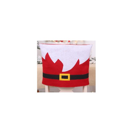 POKROWIEC NA KRZESŁO mikołaj ZIELONY FILC 47X45