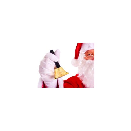 DZWONEK MIKOŁAJA AKCESORIA DO STROJU MIKOŁAJ 12cm