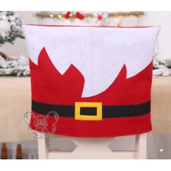 POKROWIEC NA KRZESŁO mikołaj ZIELONY FILC 47X45