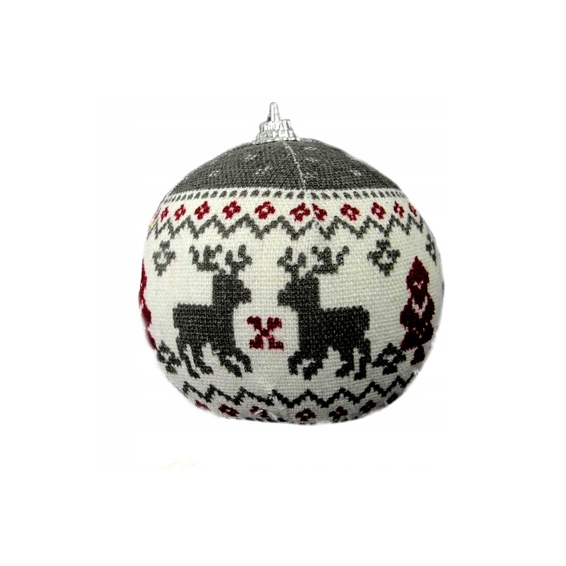 BOMBKA MATERIAŁOWA NORWESKI WZÓR RENIFERY