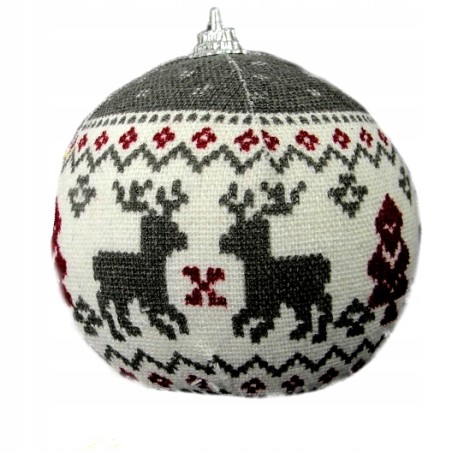 BOMBKA MATERIAŁOWA NORWESKI WZÓR RENIFERY