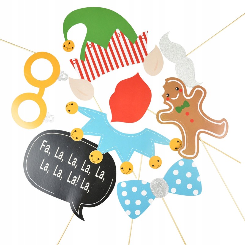 AKCESORIA FOTOBUDKA ŚWIĄTECZNE BOŻE NARODZENIE