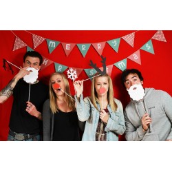 AKCESORIA FOTOBUDKA ŚWIĄTECZNE BOŻE NARODZENIE