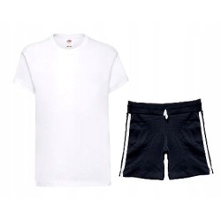 Komplet STRÓJ WF GIMNASTYKĘ KOSZULKA SPODENKI 146