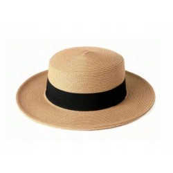 KAPELUSZ PLAŻOWY damski LETNI toczek beż z regulacją