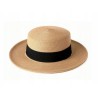 KAPELUSZ PLAŻOWY damski LETNI toczek beż z regulacją