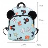 PLECAK SZKOLNY MYSZKA MIKI MICKEY MOUSE USZY SZARY