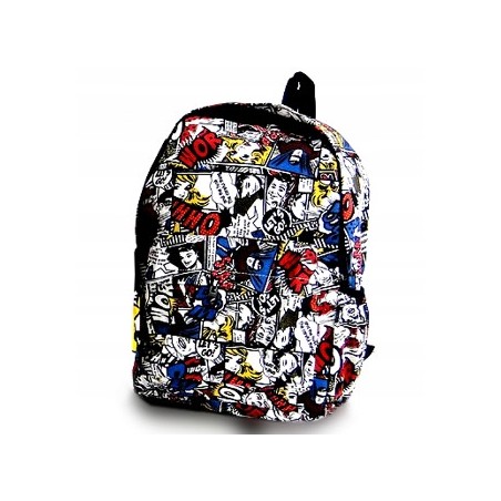PLECAK KOMIKS COMICS KOMIKSY SZKOLNY 40 CM TWARZE