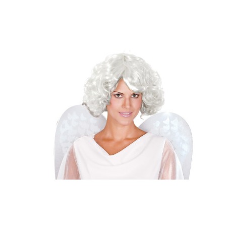 PERUKA ANIOŁA LOKI BIAŁE WŁOSY JASEŁKA SZOPKA