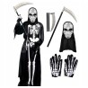 kostium śmierć chrom kościotrup halloween 4el szkielet