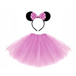 KOSTIUM MYSZKA MIKI MINNIE MINI 40CM JASNY RÓŻ 2eb