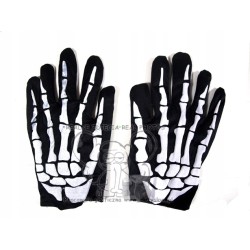 KOSTIUM SZKIELET śmierć KoŚCIOTRUP HALLOWEEN 4EL SR