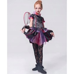 KOSTIUM WAMPIR WAMPIRZYCA mała skrzydła NIETOPERZ IKALI 116