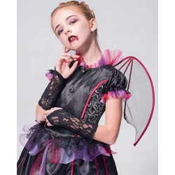 KOSTIUM WAMPIR WAMPIRZYCA mała skrzydła NIETOPERZ IKALI 116