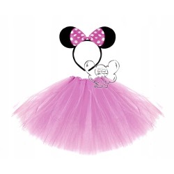 KOSTIUM MYSZKA MIKI MINNIE MINI 40CM JASNY RÓŻ 2eb