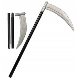 KOSTIUM 8el ŚMIERCI maska peleryna kosa rajstopy rękawiczki naszyj spód